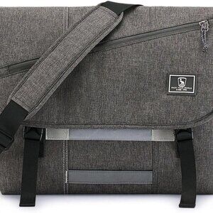 Messenger Bag for Men, 15.6 Inch Laptop Crossbody Bags Women Casual Satchel Shou